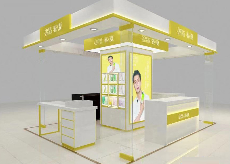 化妝品展櫃定（dìng）做化妝品展示櫃