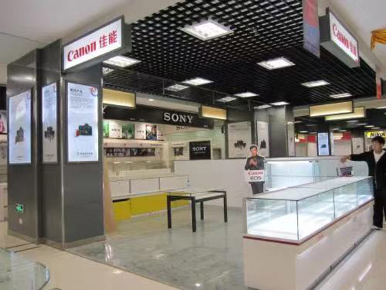 數碼電子產品展櫃製作