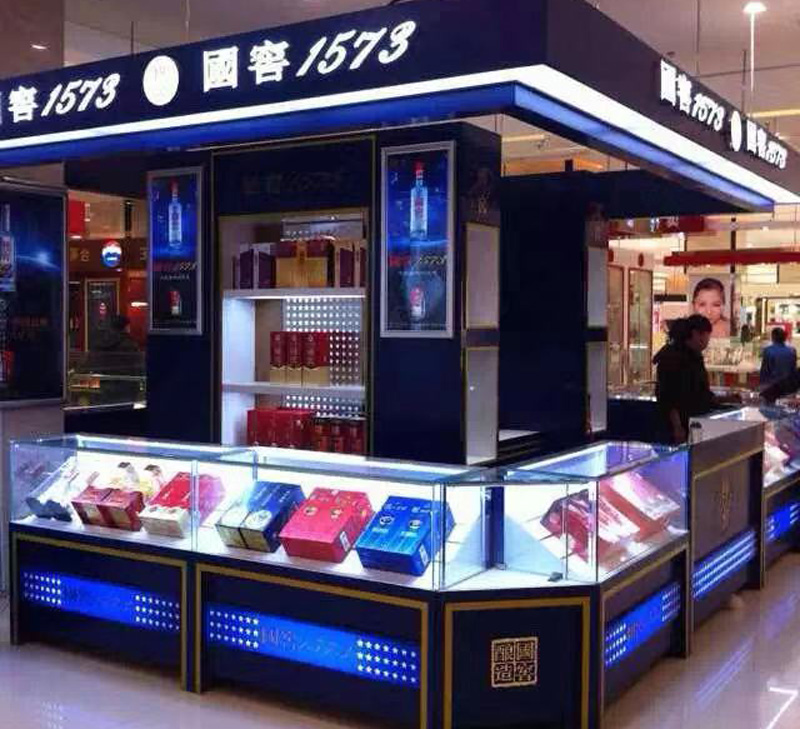 國窖1573煙酒展櫃設計製作